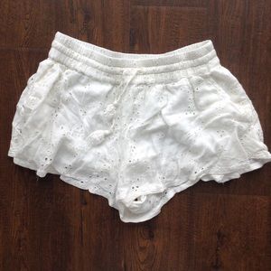 Free People.  bohemian shorts.